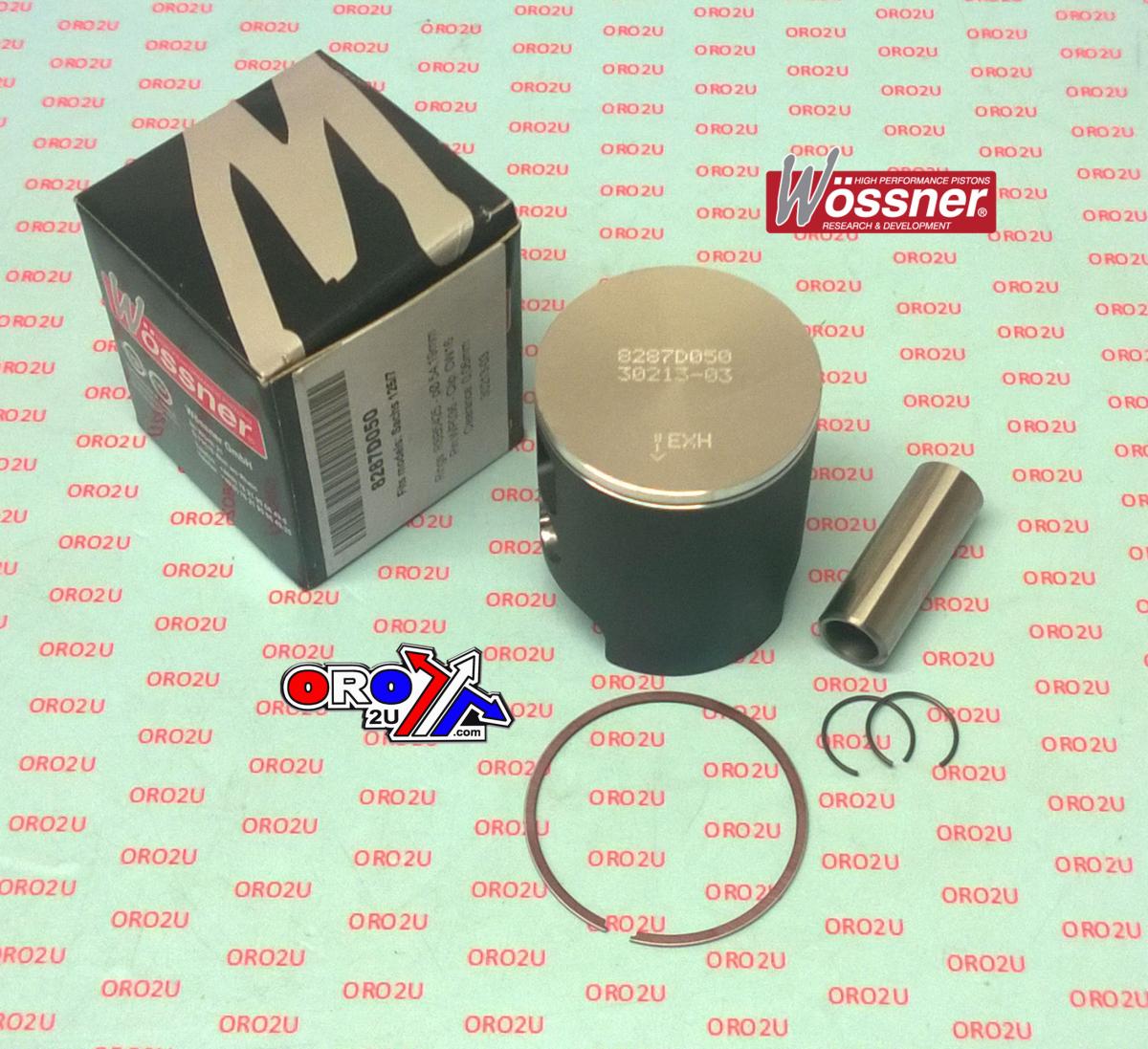 PISTON KIT SACHS 125/7 55.25, WOSSNER 8287D150 PIN 16mm