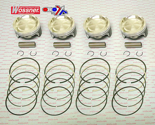 PISTON KIT/4 SUZ GSXR1000 TURB, WOSSNER K8747D160-4 75.00mm