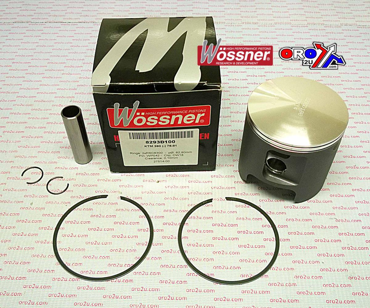 PISTON KIT KTM 400 76-81 83.00, WOSSNER 8293D100 KTM 390