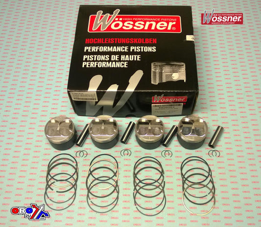 WINTER REBUILD PISTON KIT SET/4 CB750 4-VALVE, WOSSNER K8834D300-4 65.00mm