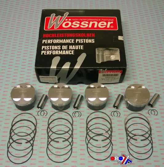 PISTON KIT SET/4 GSX1100 74.00, WOSSNER K8838D200-4 SUZUKI, OVERSIZE 2.00mm