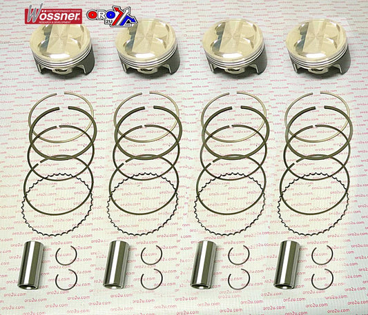 PISTON KIT SET/4 GSXR1100 80, WOSSNER K8530D200-4 SUZUKI, OVERSIZE 2.00mm / 1165cc