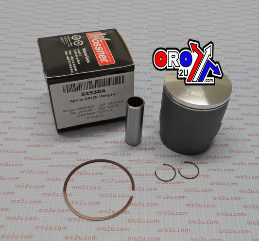 PISTON KIT Aprilia RS125 "A", FORGED WOSSNER KIT 8253DA, SINGLE RING