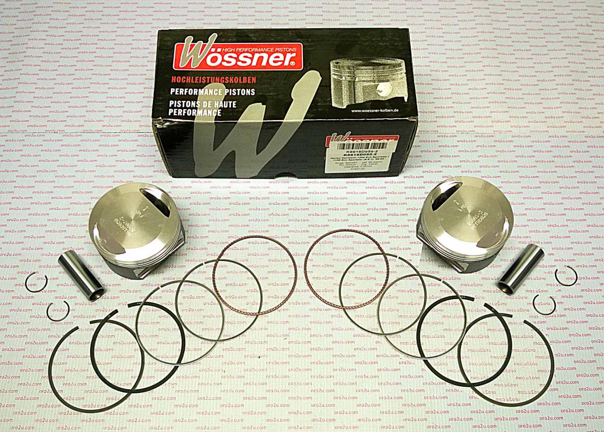 PISTON KIT HARLEY 3.540" SET/2, WOSSNER K8618D100-2 DAVIDSON, ROAD