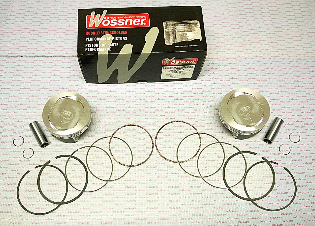 PISTON KIT HARLEY 3.816" SET/2, WOSSNER K8620DA-2 DAVIDSON, ROAD