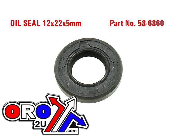 OIL SEAL 12x22x5 09285-12002, TC 09285-12006 FITS SUZUKI, 93102-12321-00, 22-245