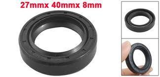 OIL SEAL 27x40x8 TC RUBBER UP-09100