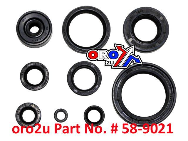 OIL SEAL SET 88-98 YZ250 WR250, PSYCHIC MX-09207 YAMAHA 9pcs, YZ250 1988 - 1998, WR250 1988 - 1998