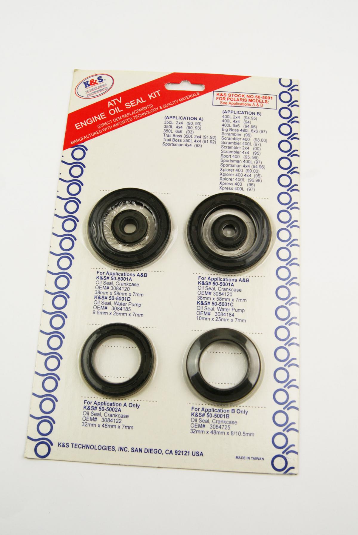 OIL SEAL SET POLARIS 6PCS, KS50-5001