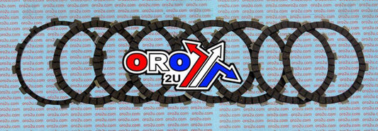 CLUTCH FRICTION PLATE SET 04-10 YAMAHA 450 700 YFZ YFM CK2364 AT-03657C 5TA-16321-00-00 5JG-16321-00-00
