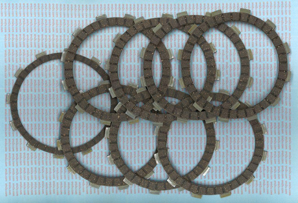 CLUTCH FRICTION PLATE SET/8 [CK3433], MC-03883C CRF450 KLX400 DRZ400