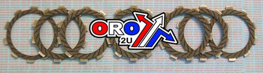 CLUTCH FRICTION PLATE SET/7 [CK4478], KAWASAKI KX80 KX100 89-98, MX-03506C