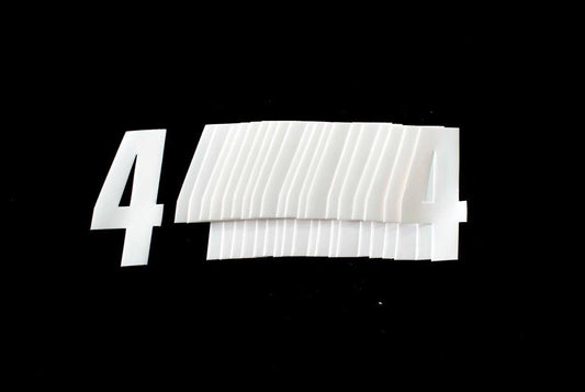 4 WHITE 4.5inc 11cm PK/20