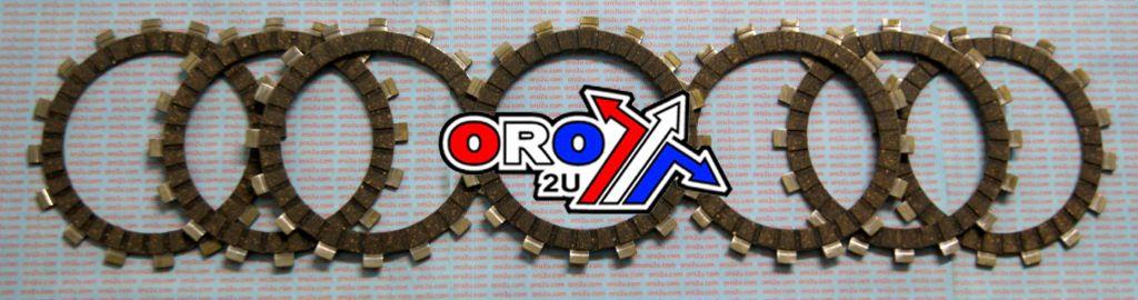CLUTCH FRICTION PLATE SET/7 [CK2312], PSYCHIC MX-03519C YZ125 1988 1LX-16321-00-00, 3JD-16321-00-00