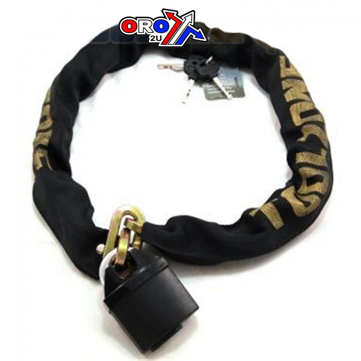 CHAIN+PADLOCK 1.1MTx10mm KDPLK074