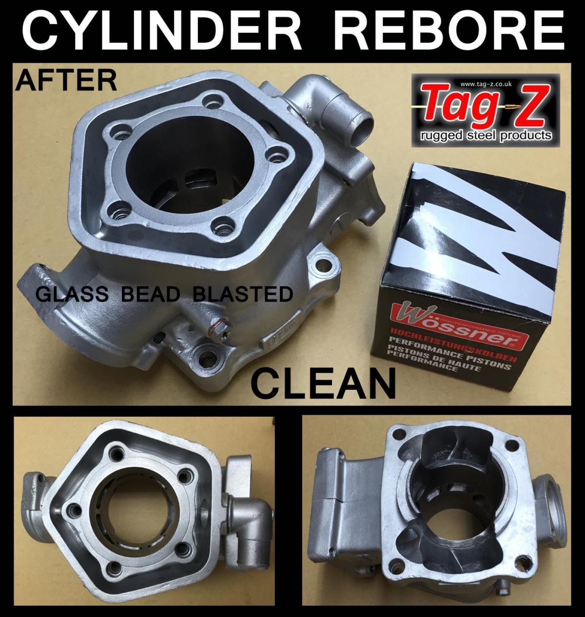 CYLINDER REBORE 35>85mm S, *DEBURE AND WASH BEFORE USE*, REBORE, RE-BROE