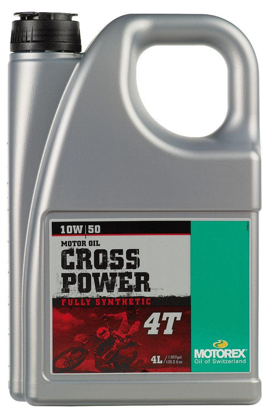 OIL CROSSPOWER 4T 10/50W 4LT, MOTOREX 7300019,  4