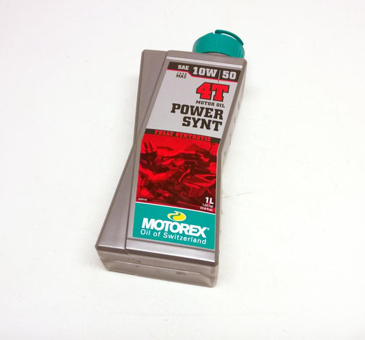 1LT POWER SYNT 4T 10/50W SYNTH OIL, MOTOREX 7300042,  10