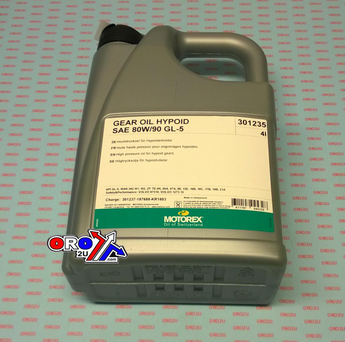 4L HYPOID GEAR, MOTOREX 7300203,  4
