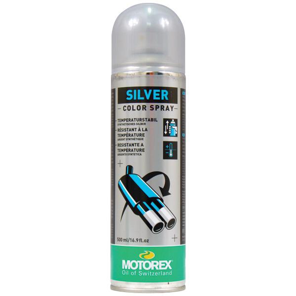 500ml SILVER HI TEMP PAINT, MOTOREX 7300807,  12