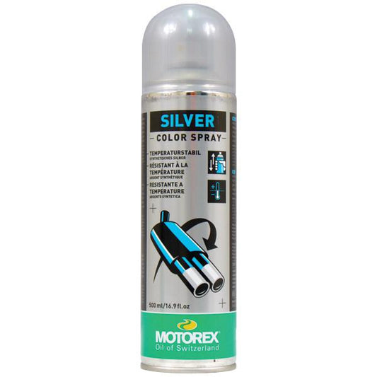 500ml SILVER HI TEMP PAINT, MOTOREX 7300807,  12