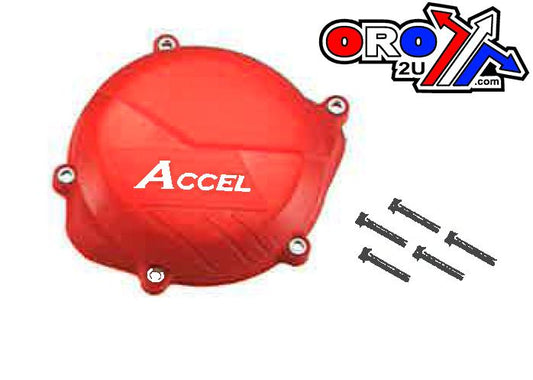 CLUTCH COVER PLASTIC PROTECTOR, ACCEL CCP-102 CRF 450 R 09-16