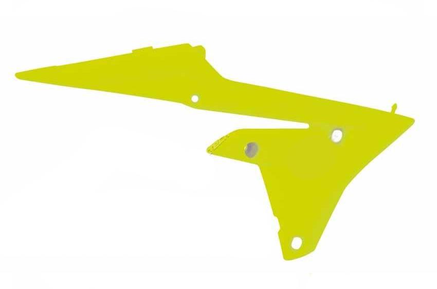 YZF250/450 LOWER RAD 14-18, SCOOPS NEON YELLOW, RTECH R-CVYZFGFL014