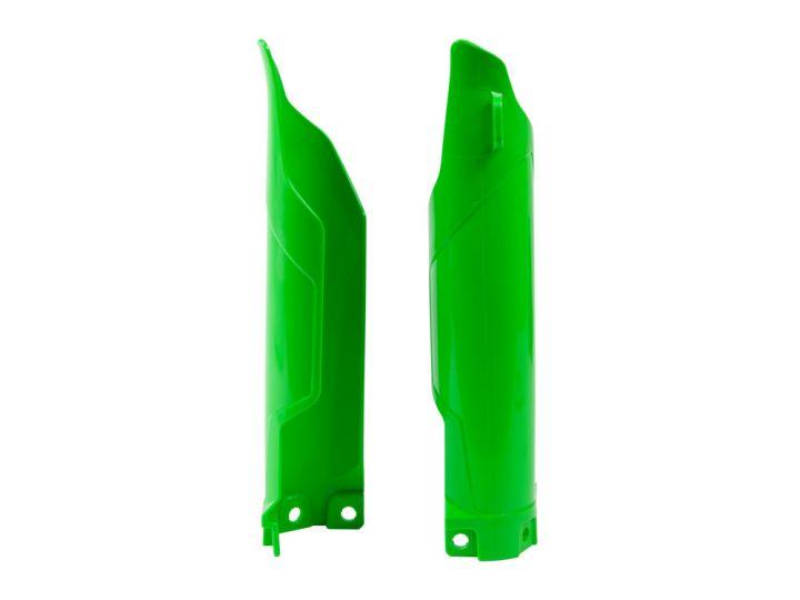 LOWER FORK GUARDS 14-24 KX85/100/112, GREEN RTECH R-PSKX0VE0014