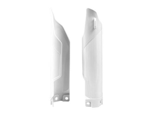 LOWER FORK GUARDS 14-24 KX85/100/112, WHITE RTECH R-PSKX0BN0014