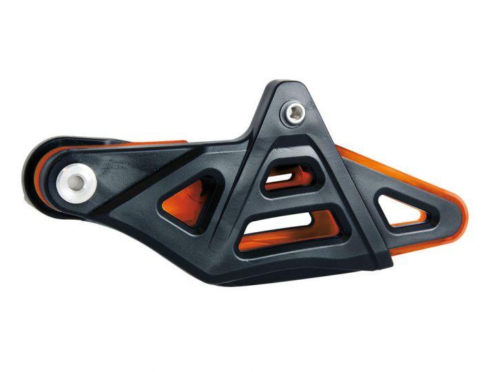 CHAIN GUIDE 14-23 EXC/EXC-F, 15-21 SX85, BLACK/ORANGE RTECH, R-CRUKTMNRAR14