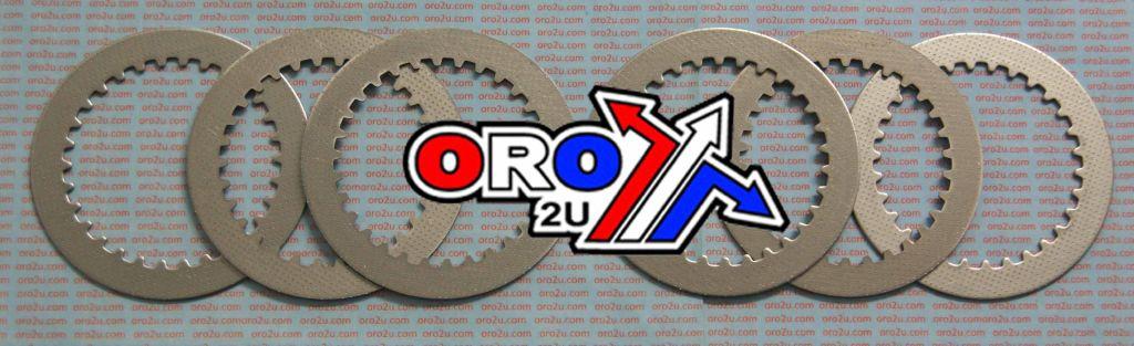 CLUTCH PLATE STEEL SET/6 KX80, MX-05016S KAWASAKI KX80 89-98