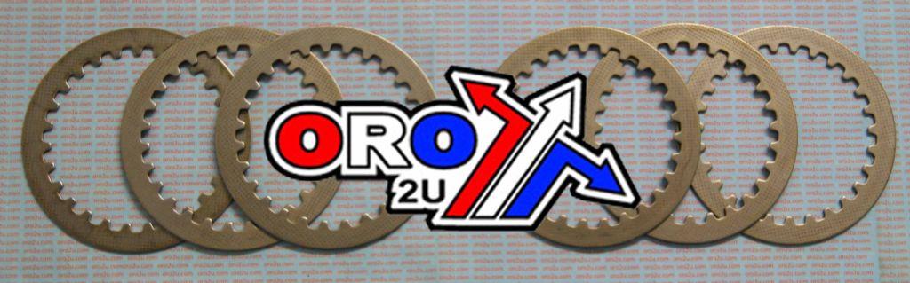 CLUTCH PLATE STEEL SET/6 YZ250, YAMAHA YZ250 82-87, 1.6MM OEM SIZE