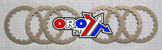 CLUTCH PLATE STEEL SET/6 YZ125, YAMAHA YZ125 88-90, MX-03225S