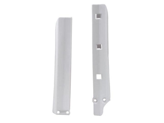 LOWER FORK GUARDS 02-19 YZ85, RTECH R-PSYZ0BN0085, Fork Protectors WHITE