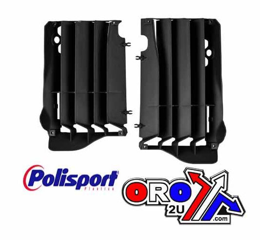 LOUVERS RAD CRF250 14-15 BLACK, POLISPORT 8455700001