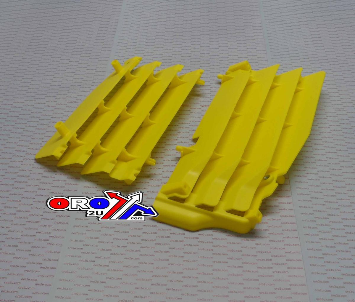 LOUVERS RAD RMZ250 YELLOW, POLISPORT 8456100002, P8456100002