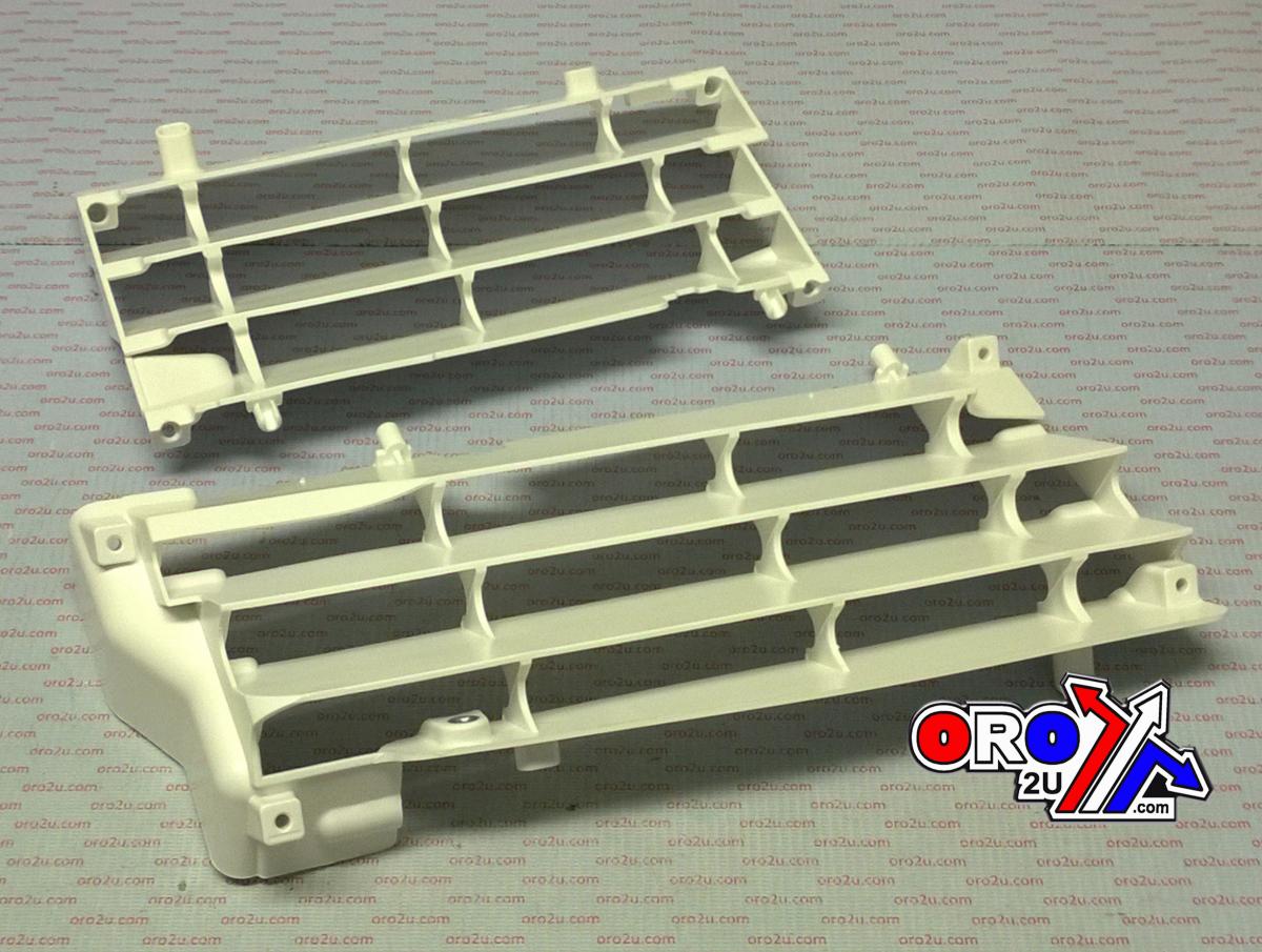 LOUVERS RAD RMZ450 WHITE, POLISPORT 8456200001, P8456200001