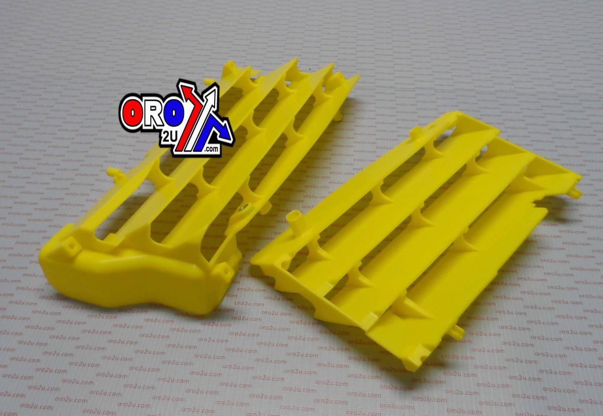 LOUVERS RAD RMZ450 YELLOW, POLISPORT 8456200002, P8456200002