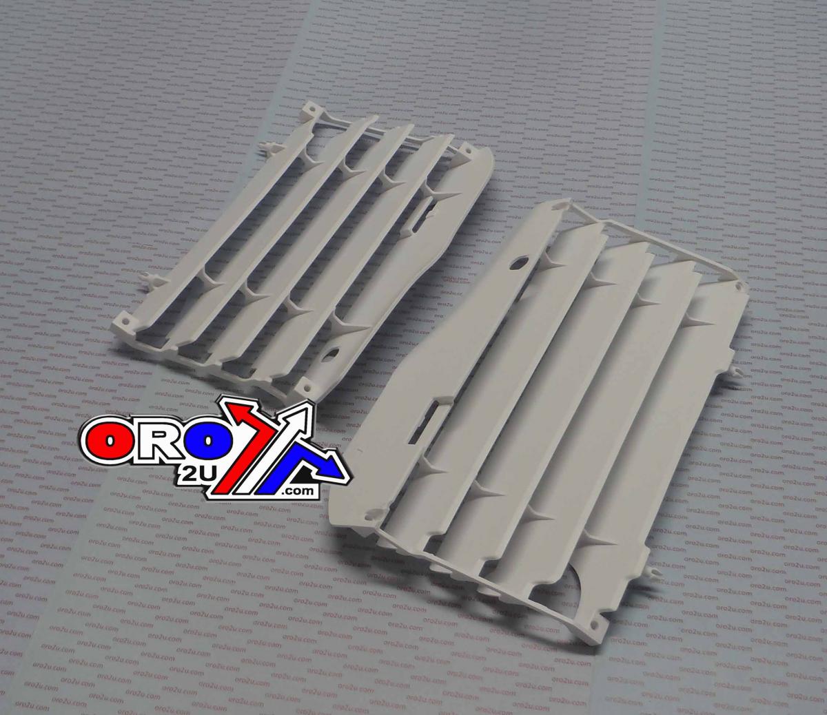 LOUVERS RAD CRF450 09-12 WHITE, POLISPORT 8456400001, P8456400001