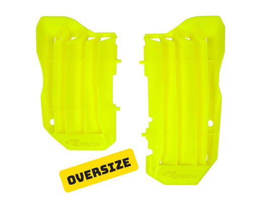 LOUVERS RAD OVERSIZE N/YELLOW, CRF450R 17-20, CRF/RX 17-20, RTECH R-GRCRFGF0017