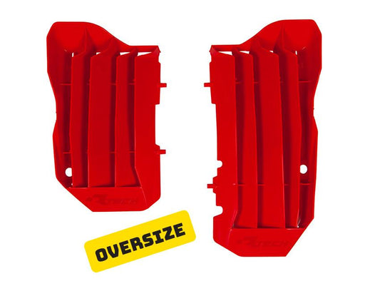 LOUVERS RAD OVERSIZE RED, CRF450R 17-20, CRF/RX 17-20, RTECH R-GRCRFRS0017