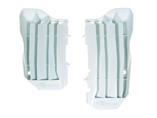 RAD LOUVERS OVERSIZE 18-19 CRF250R WHITE, RTECH R-GRCRFBN0018