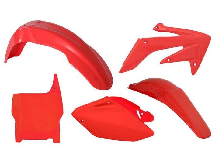 PLASTIC KIT/5 06-07 CRF250 RED, RTECH R-KITCRF-RS0-508