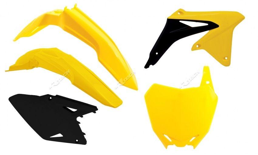 PLASTIC KIT/5 08-17 RMZ450, OEM17 RTECH R-KITRMZ-OEM-598