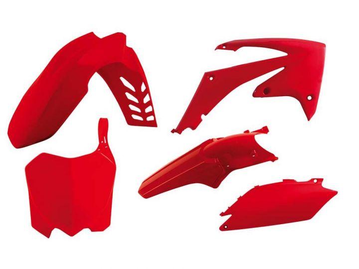 PLASTIC KIT/5 CRF250/450 11-13, RED RTECH R-KITCRF-RS0-516