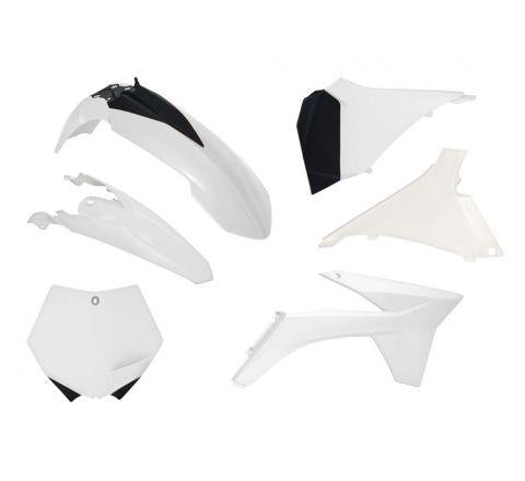 PLASTIC KIT/6 SX125-250 12 WHT, RTECH R-KITKTM-BN0-509