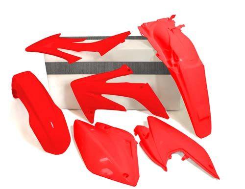 PLASTIC KIT CRF250X 04-19, RTECH R-KITCRX-RS0-412