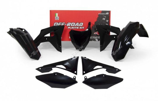 PLASTIC KIT/6 BLACK 17-18 CRF450RX, RTECH R-KITCRF-NR0-600, BLACK