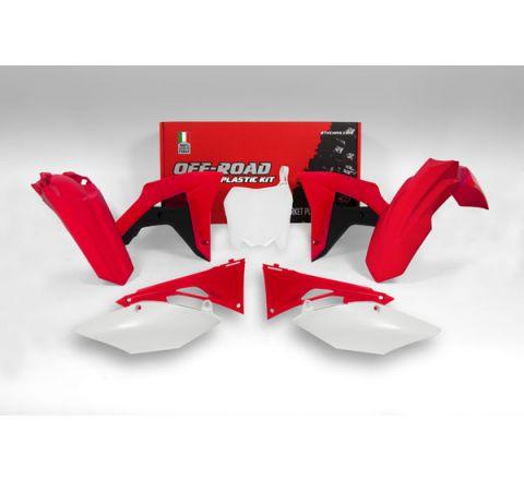 PLASTIC KIT6 OEM 17-18 CRF450RX, OEM RTECH R-KITCRF-OEM-600