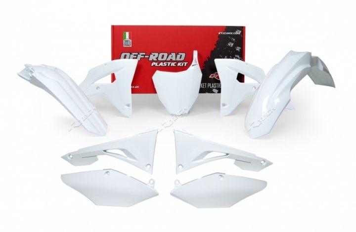 PLASTIC KIT/6 WHITE 17-18 CRF450RX, RTECH R-KITCRF-BN0-600, WHITE